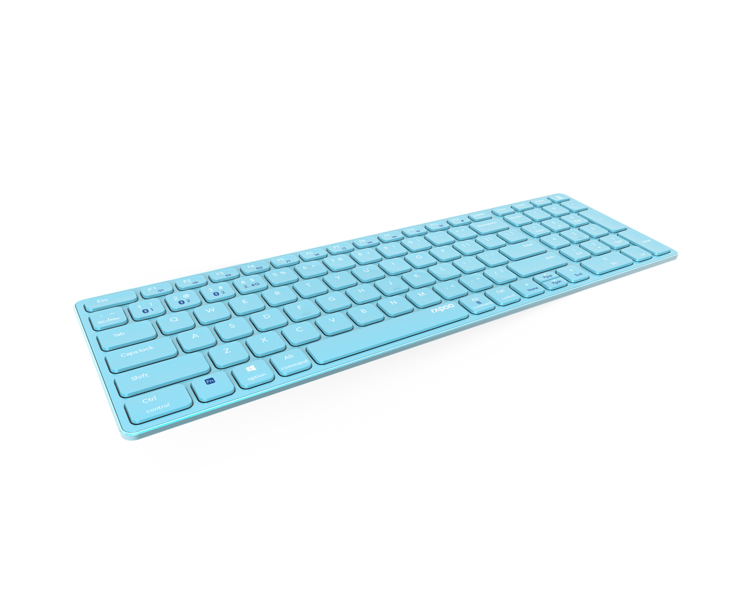 Teclado Rapoo E9700M Multi-mode Wireless Ultra-slim PT Azul