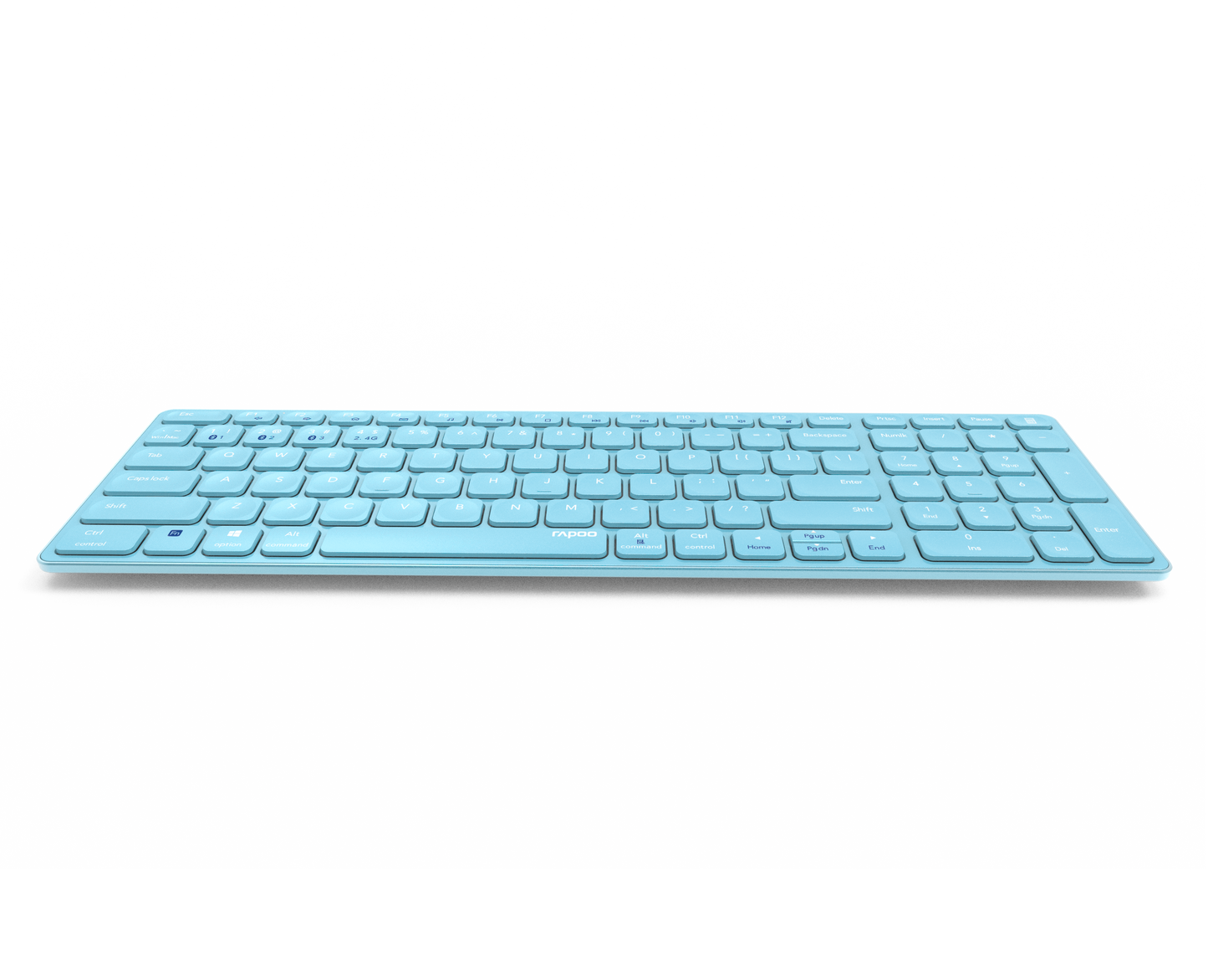 Teclado Rapoo E9700M Multi-mode Wireless Ultra-slim PT Azul