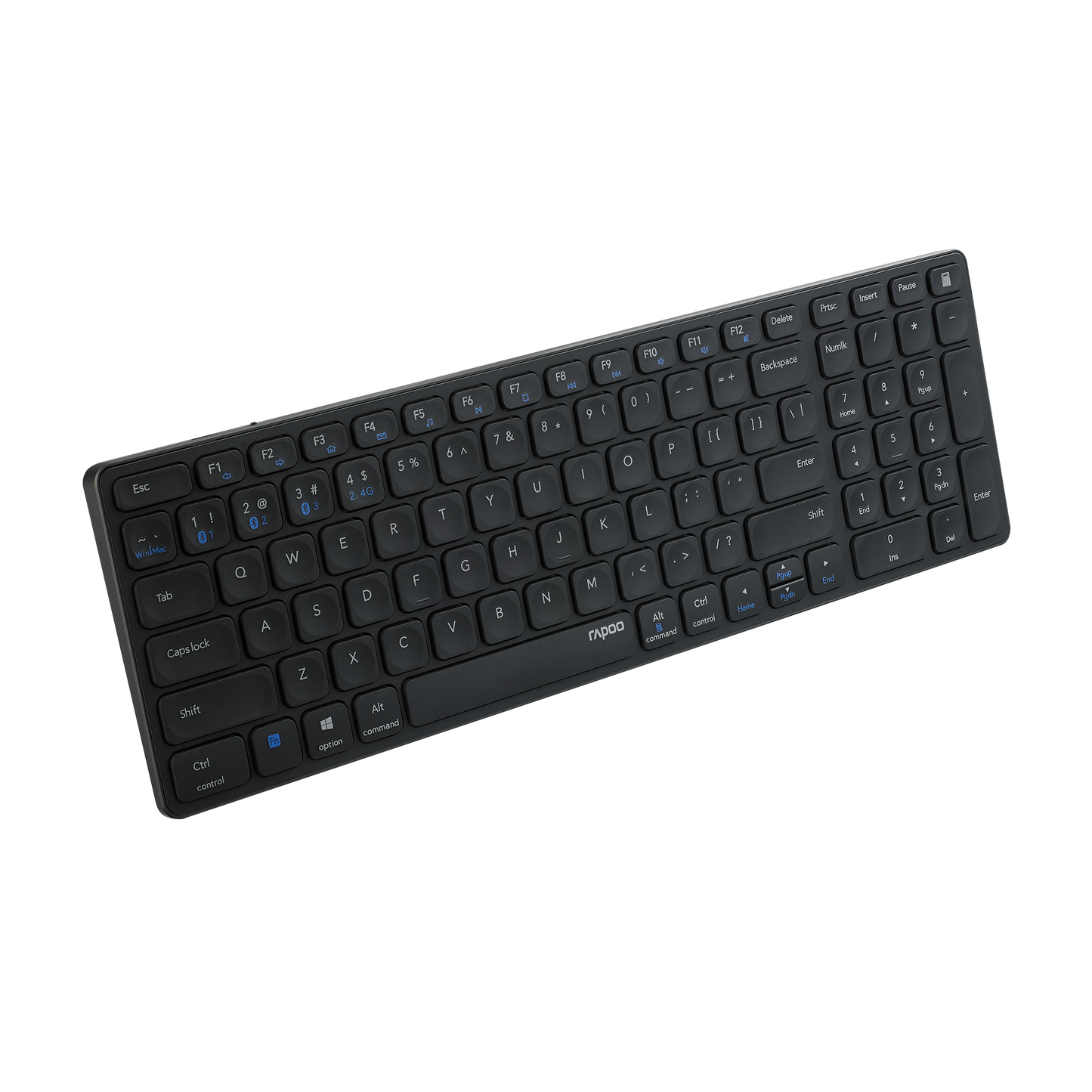 Teclado Rapoo E9700M Multi-mode Wireless Ultra-slim PT Dark Grey