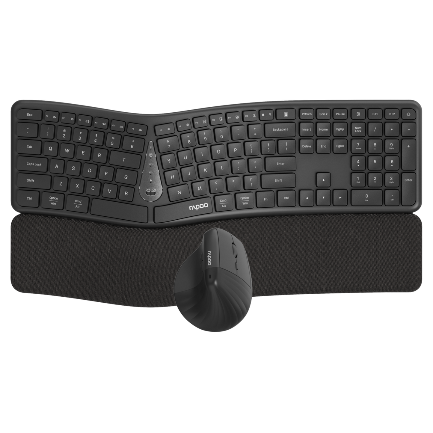 Teclado + Rato Ergonómico rapoo 8810ME (Layout PT) Rapoo