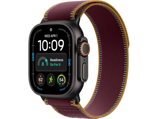 Apple Watch Ultra 4 GPS + Cellular 49mm Preto Titânio com Bordô Trail