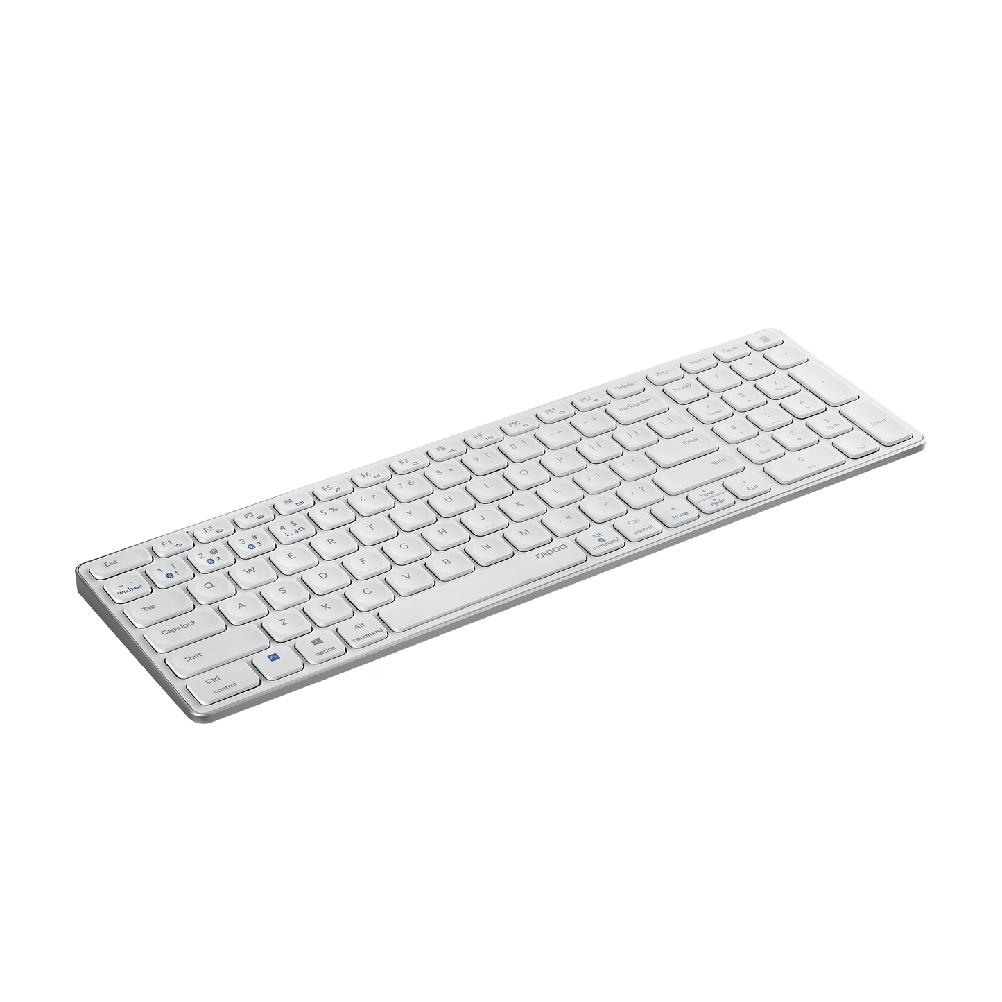 Teclado Rapoo E9700M Multi-mode Wireless Ultra-slim PT Branco