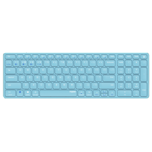 Teclado Rapoo E9700M Multi-mode Wireless Ultra-slim PT Azul Rapoo