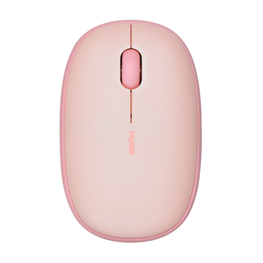 Rato Óptico Rapoo M660 Silent Multi-mode Wireless 1300DPI Rosa