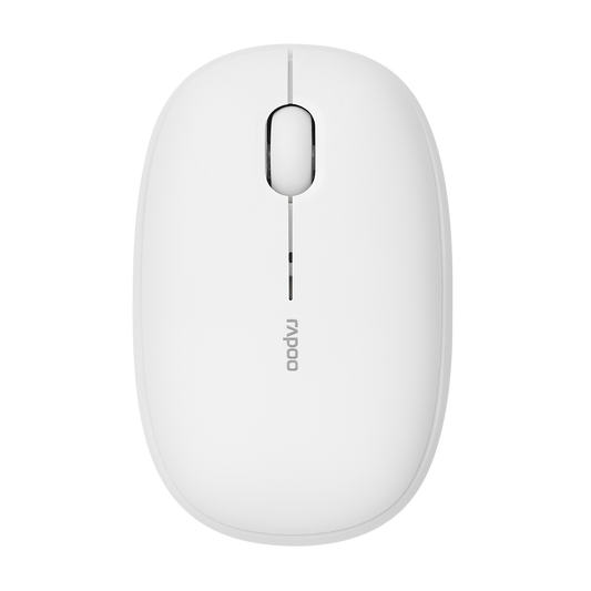 Rato Óptico Rapoo M660 Silent Multi-mode Wireless 1300DPI Branco