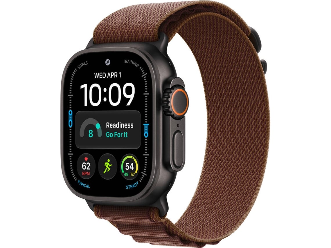 Apple Watch Ultra 4 GPS + Cellular 49mm Preto Titânio com Bordô Alpine Loop