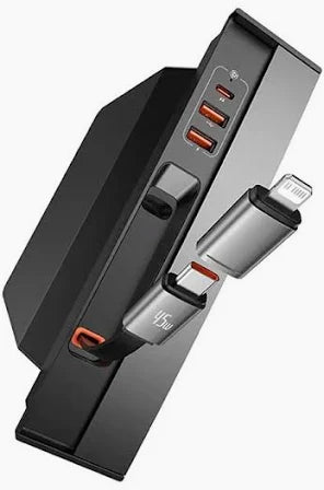 TESLA Hub Baseus T-Space p/ Tesla com Cabo USB-C 45W Retrátil