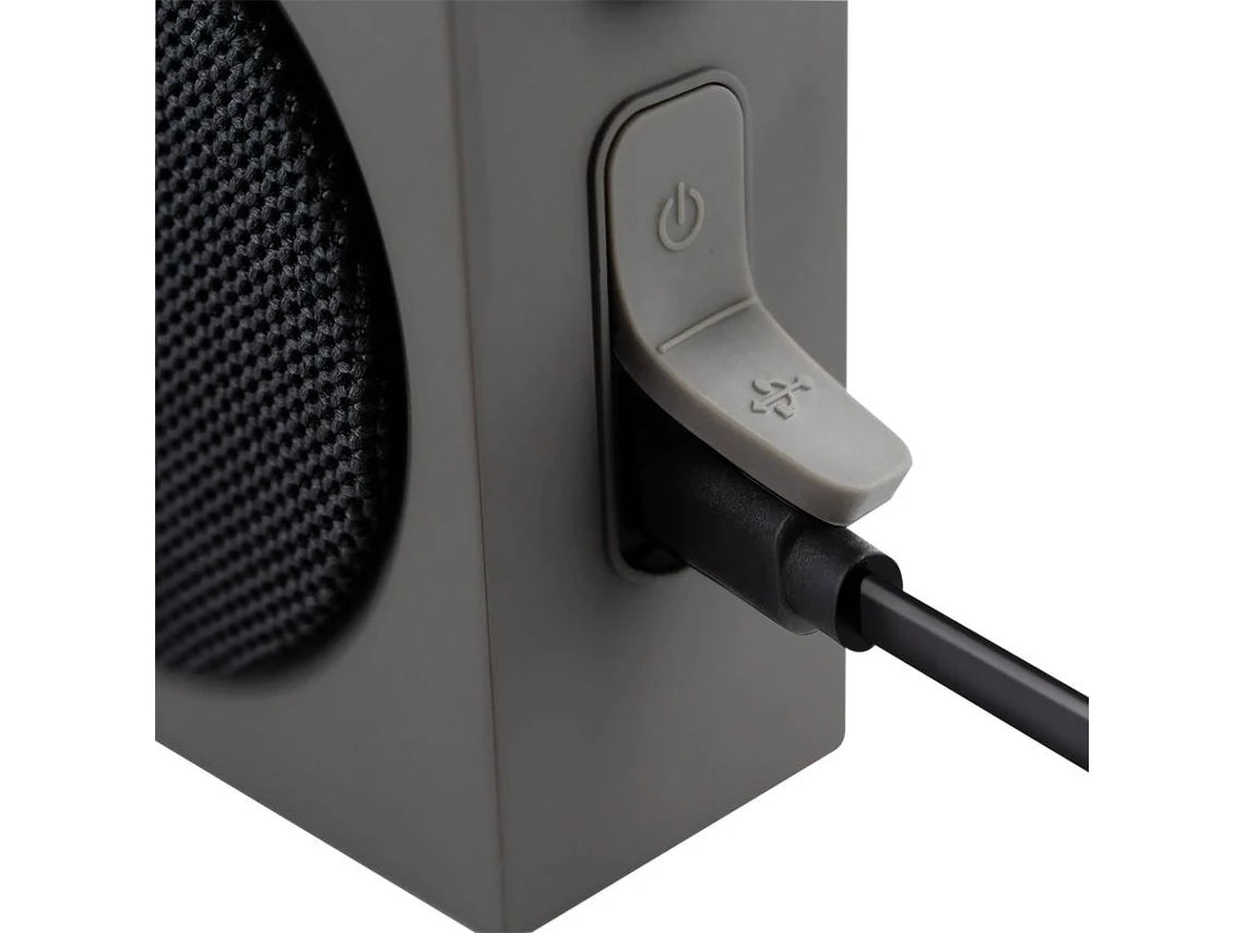 Metronic Coluna Bluetooth Cinza