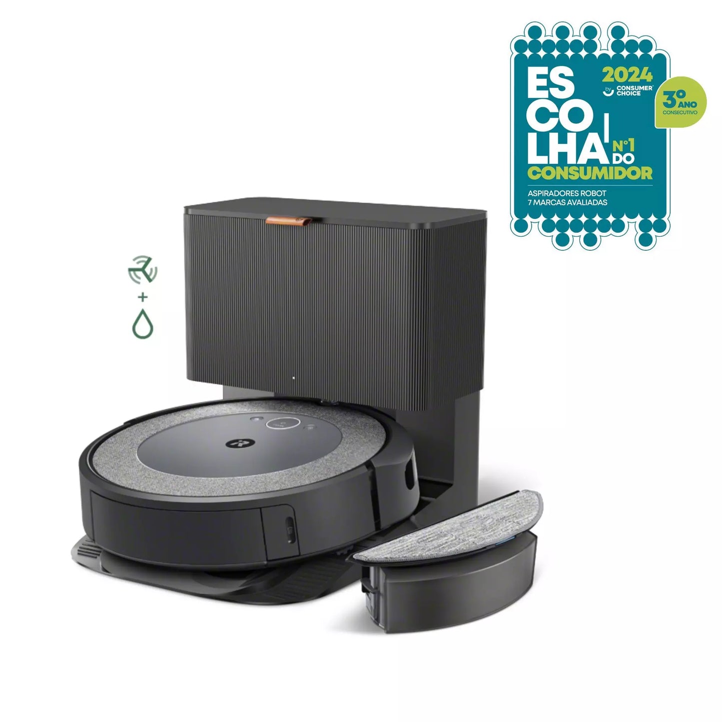 Aspirador Robot iRobot e Mopa Roomba Combo i5+