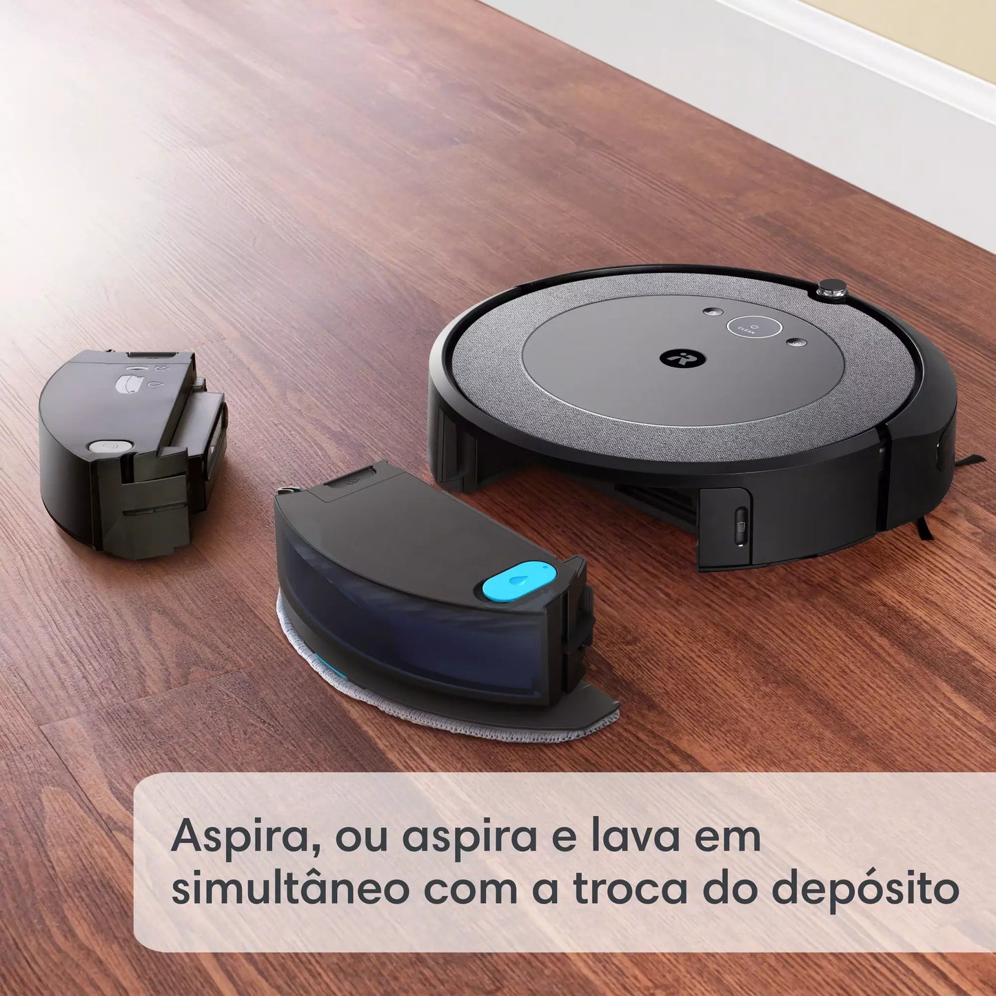 Aspirador Robot iRobot e Mopa Roomba Combo i5+