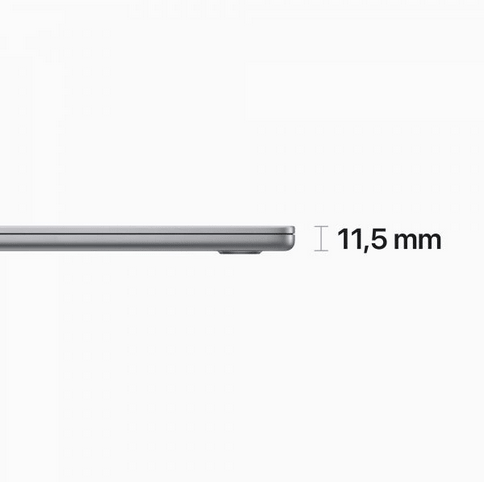 Apple MacBook Air 15" - M2 8-core, 512GB, Touch ID - Cinzento sideral