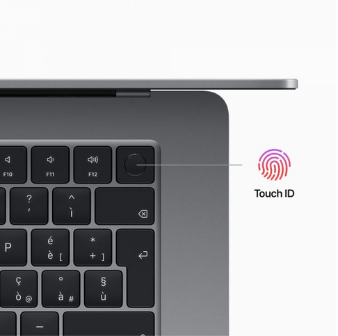 Apple MacBook Air 15" - M2 8-core, 512GB, Touch ID - Cinzento sideral