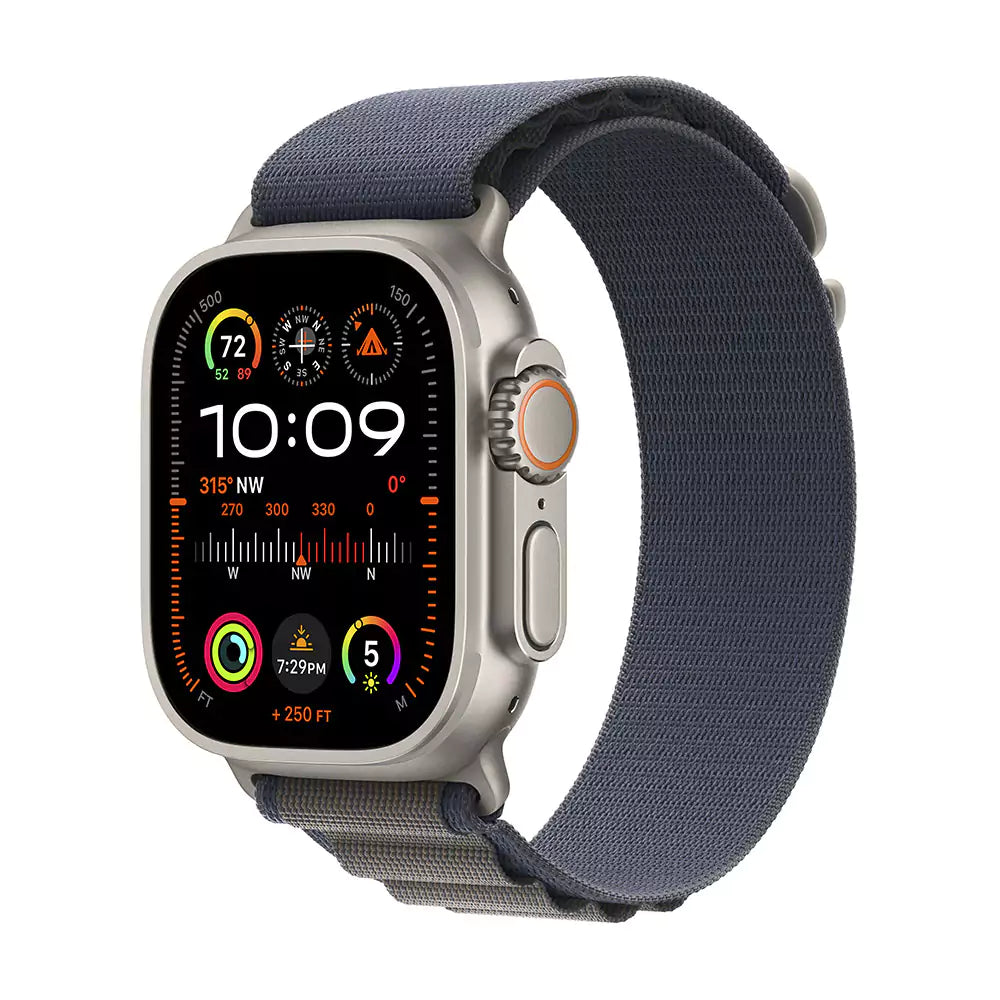 Apple Watch Ultra 2 GPS + Cellular 49mm Titânio c/ Loop Alpine Azul - Medium