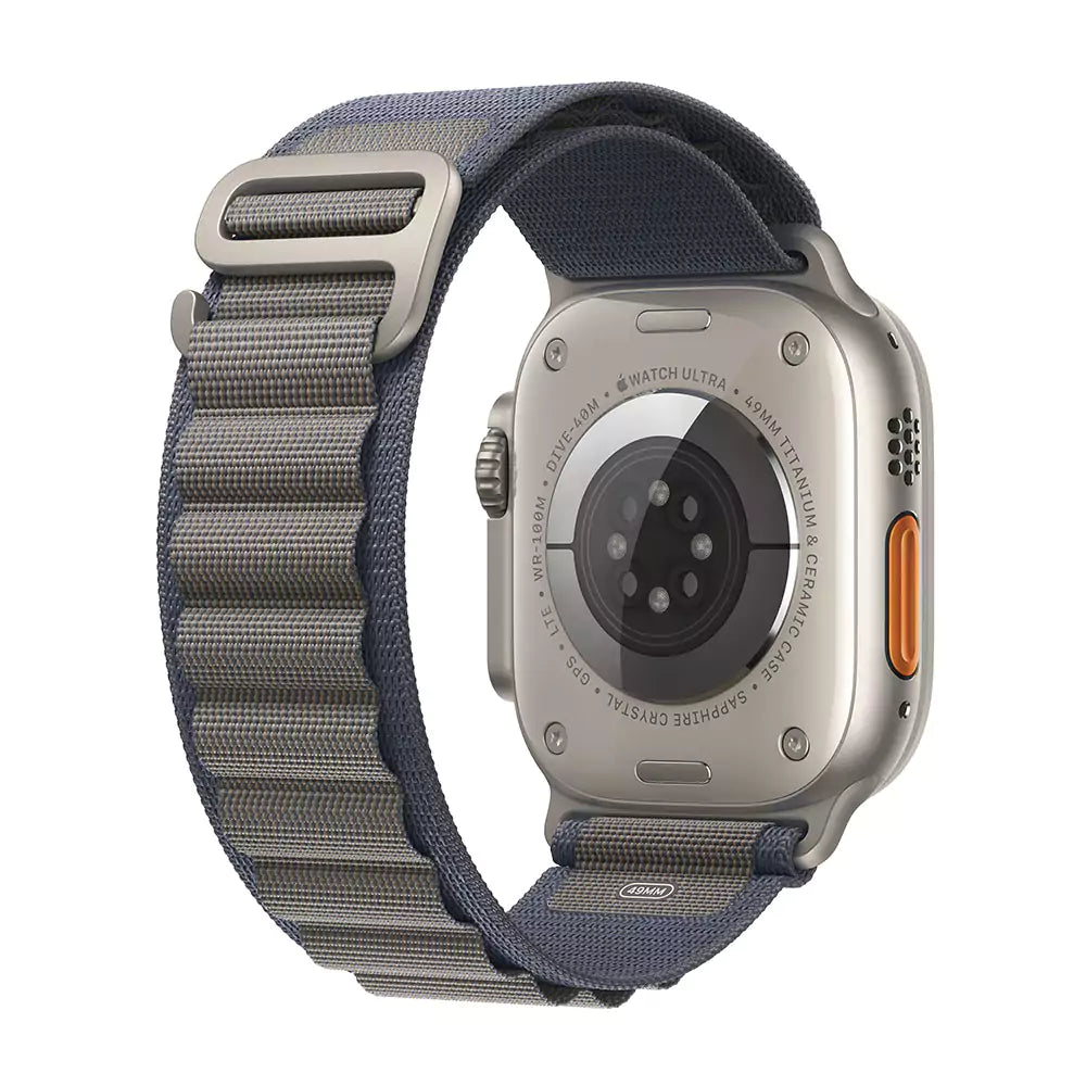 Apple Watch Ultra 2 GPS + Cellular 49mm Titânio c/ Loop Alpine Azul - Medium