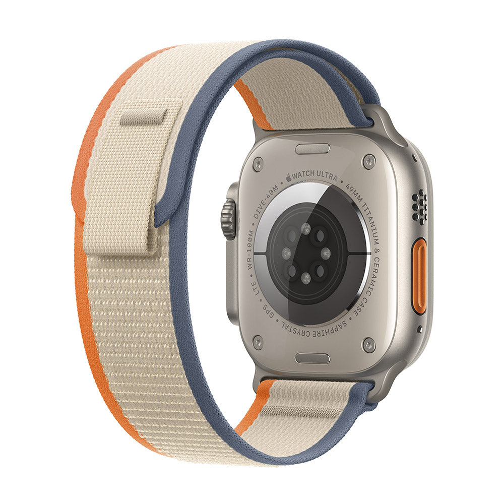 Apple Watch Ultra 2 GPS + Cellular 49mm Titânio c/ Loop Trail Laranja/Beje - Medium/Large