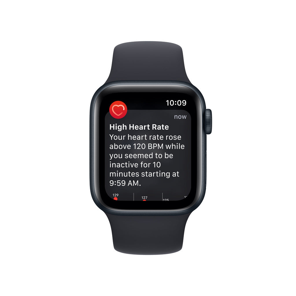 Apple Watch SE GPS + Cellular 40mm Midnight Aluminium Case with Midnight Sport Band - Regular