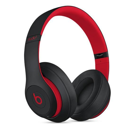 Beats Studio3 Wireless Over-Ear Headphones - The Beats Decade Collection - Defiant Black-Red