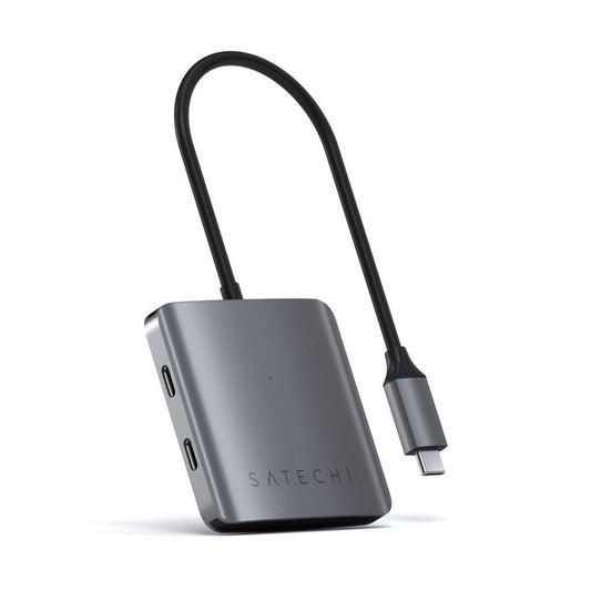 Satechi - Hub de 4 portas USB-C (Cinzento Sideral)