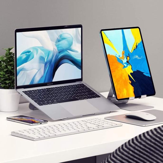 Satechi - Suporte dobrável de alumínio (Prateado)