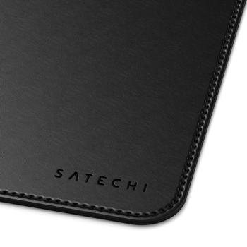Satechi - Tapete de rato Eco-Leather (Preto)