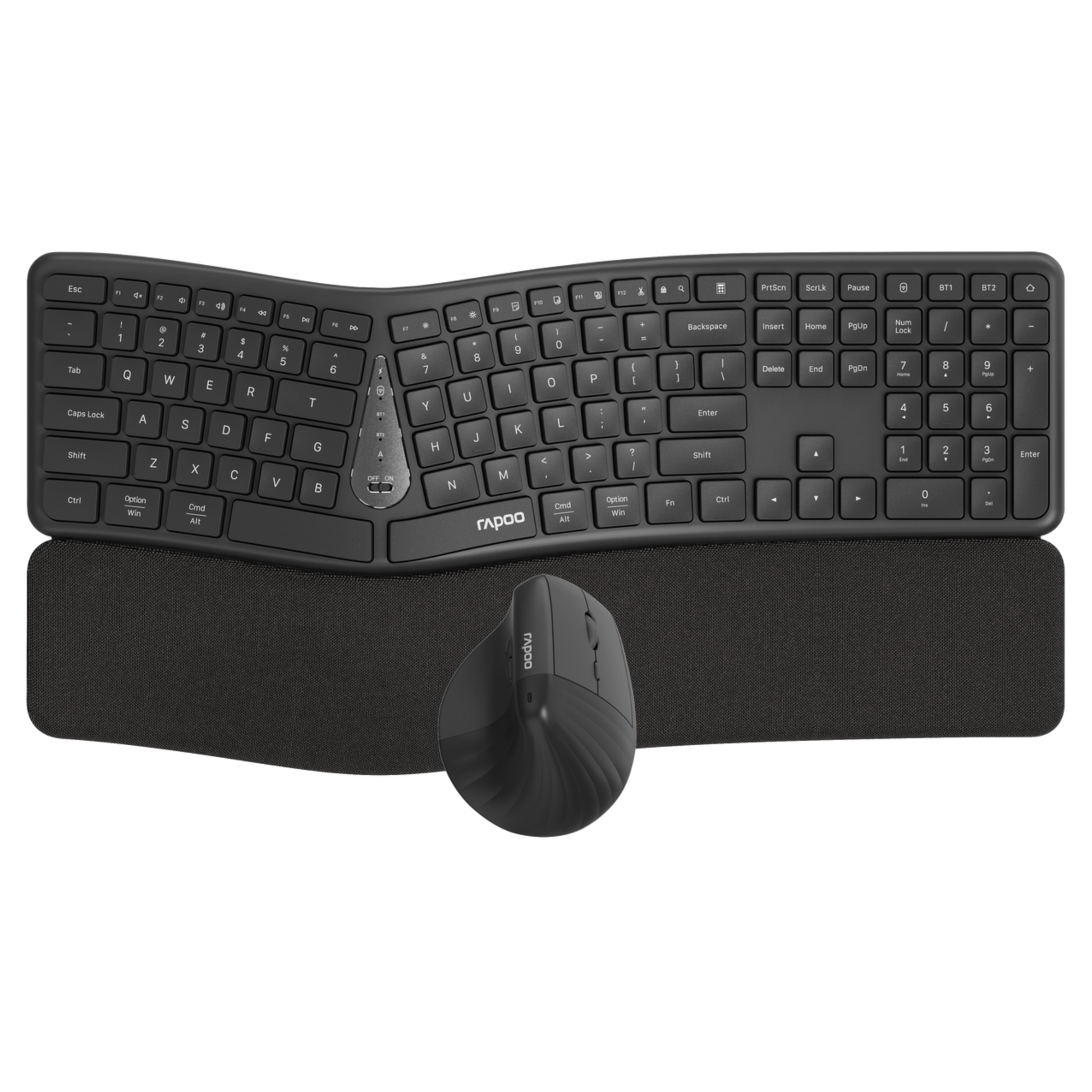 Teclado + Rato Ergonómico rapoo 8810ME (Layout PT) Rapoo