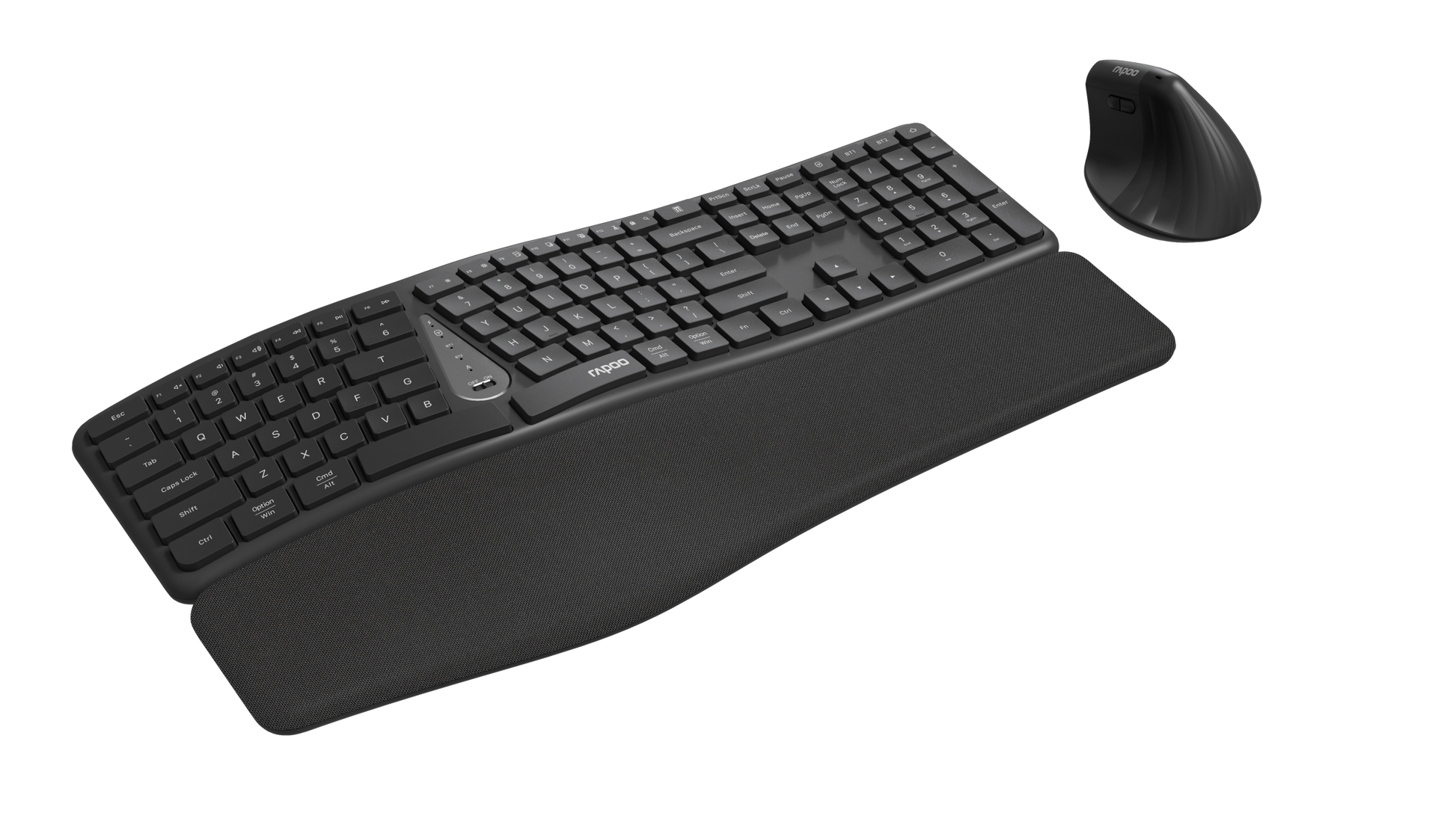 Teclado + Rato Ergonómico rapoo 8810ME (Layout PT) Rapoo