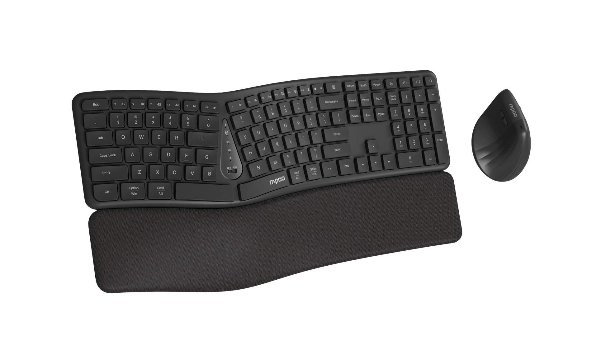 Teclado + Rato Ergonómico rapoo 8810ME (Layout PT) Rapoo