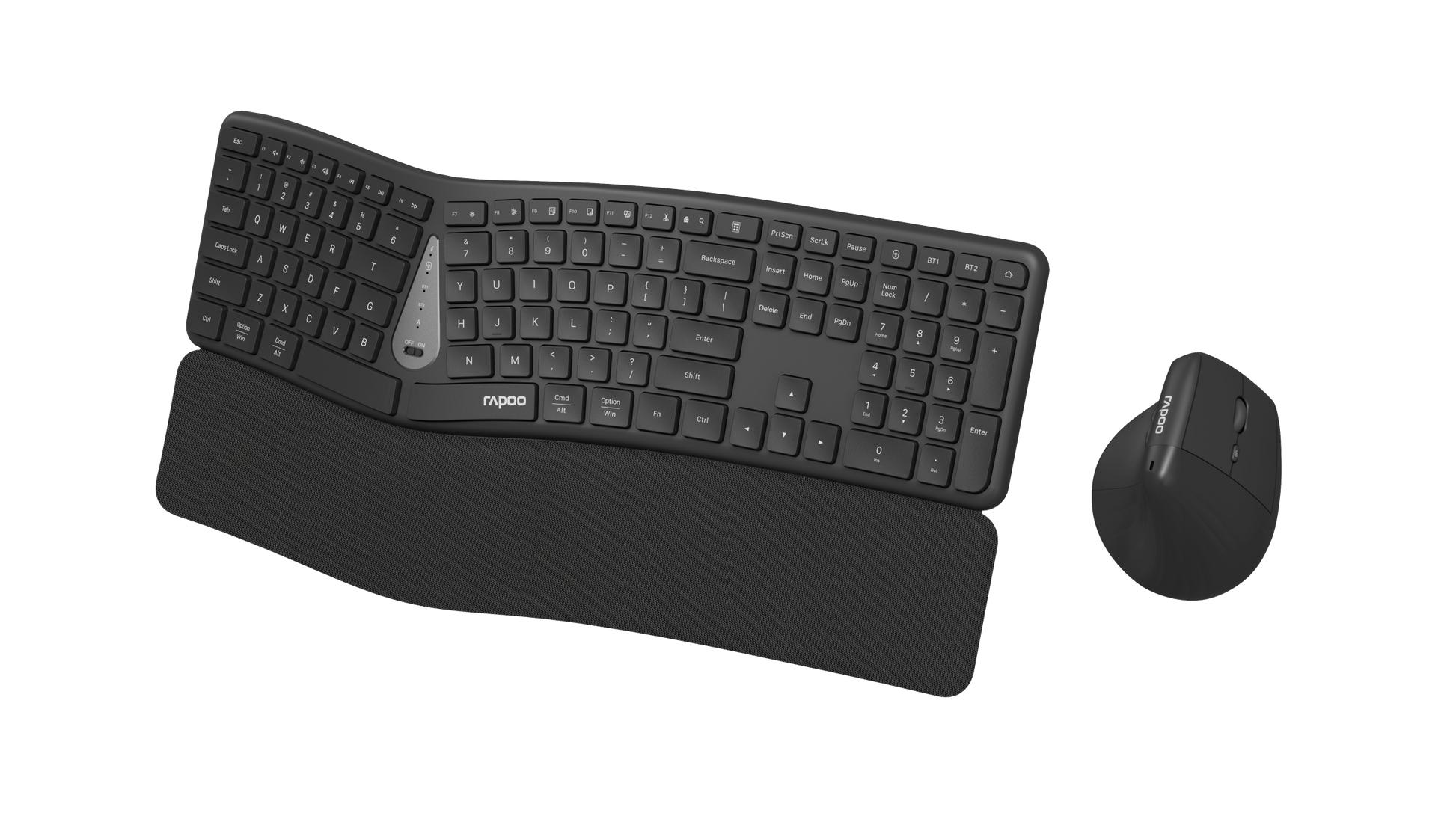 Teclado + Rato Ergonómico rapoo 8810ME (Layout PT) Rapoo