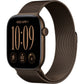 Apple Watch Series 12 GPS + Cellular 42mm Bronze Escuro Alumínio com Bronze Escuro Milanese Loop