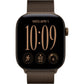 Apple Watch Series 12 GPS 46mm Bronze Escuro Alumínio com Bronze Escuro Milanese Loop