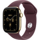 Apple Watch Series 12 GPS + Cellular 42mm Ouro Radiante Titânio com Bordô Sport Band