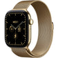 Apple Watch Series 12 GPS + Cellular 46mm Ouro Radiante Titânio com Ouro Radiante Milanese Loop