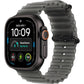 Apple Watch Ultra 4 GPS + Cellular 49mm Preto Titânio com Preto Translúcido Ocean Band