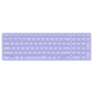 Teclado Rapoo E9700M Multi-mode Wireless Ultra-slim PT Roxo Rapoo