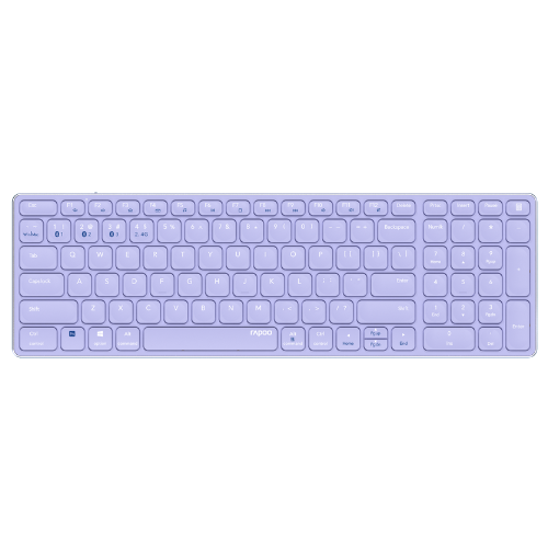 Teclado Rapoo E9700M Multi-mode Wireless Ultra-slim PT Roxo Rapoo