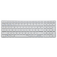 Teclado Rapoo E9700M Multi-mode Wireless Ultra-slim PT Branco Rapoo