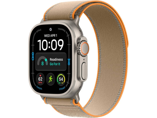 Apple Watch Ultra 4 GPS + Cellular 49mm Natural Titânio com Areia Trail Loop