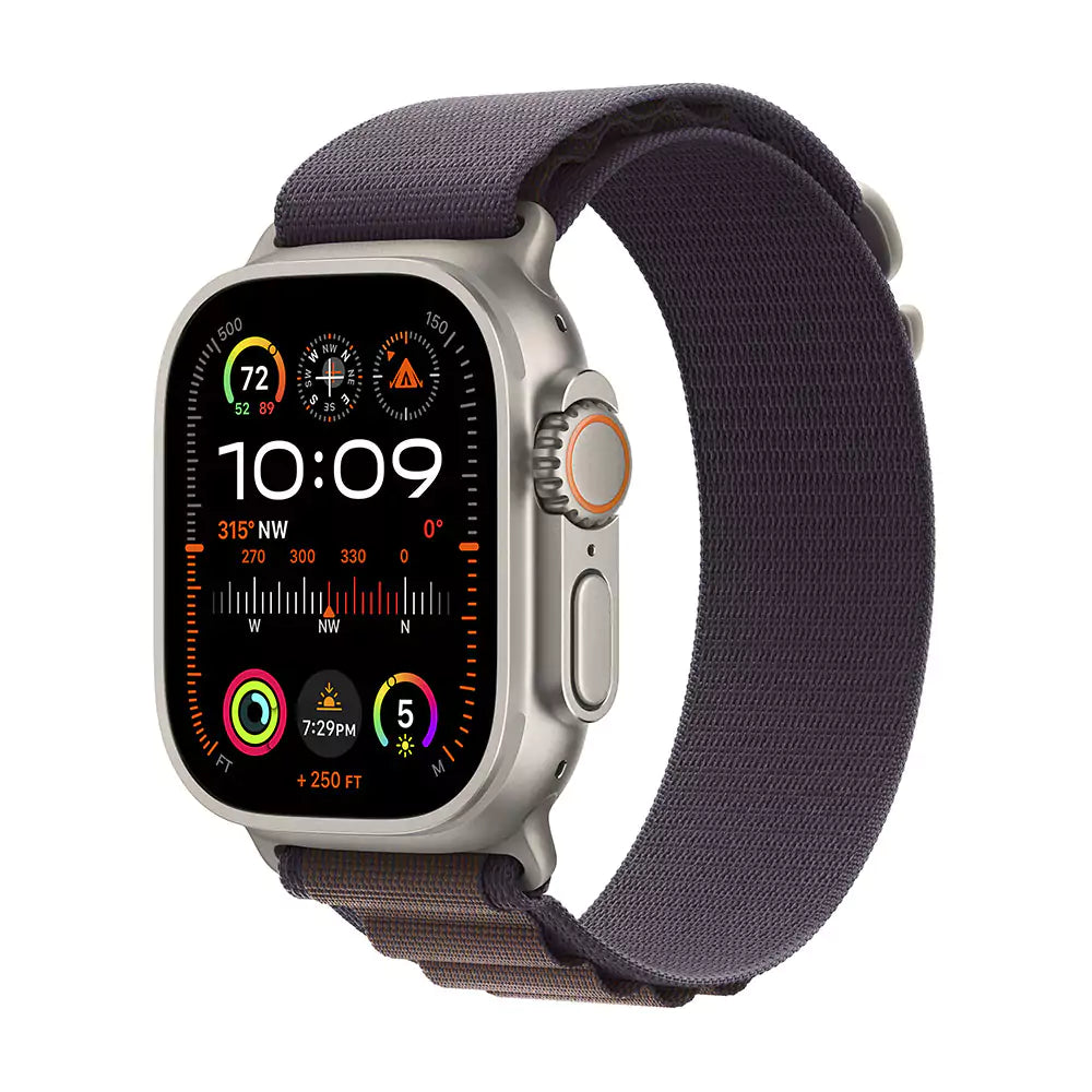 Apple Watch Ultra 2 GPS + Cellular 49mm Titânio c/ Loop Alpine Índigo - Large