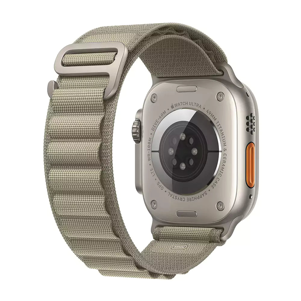Apple Watch Ultra 2 GPS + Cellular 49mm Titânio c/ Loop Alpine Azeitona - Medium