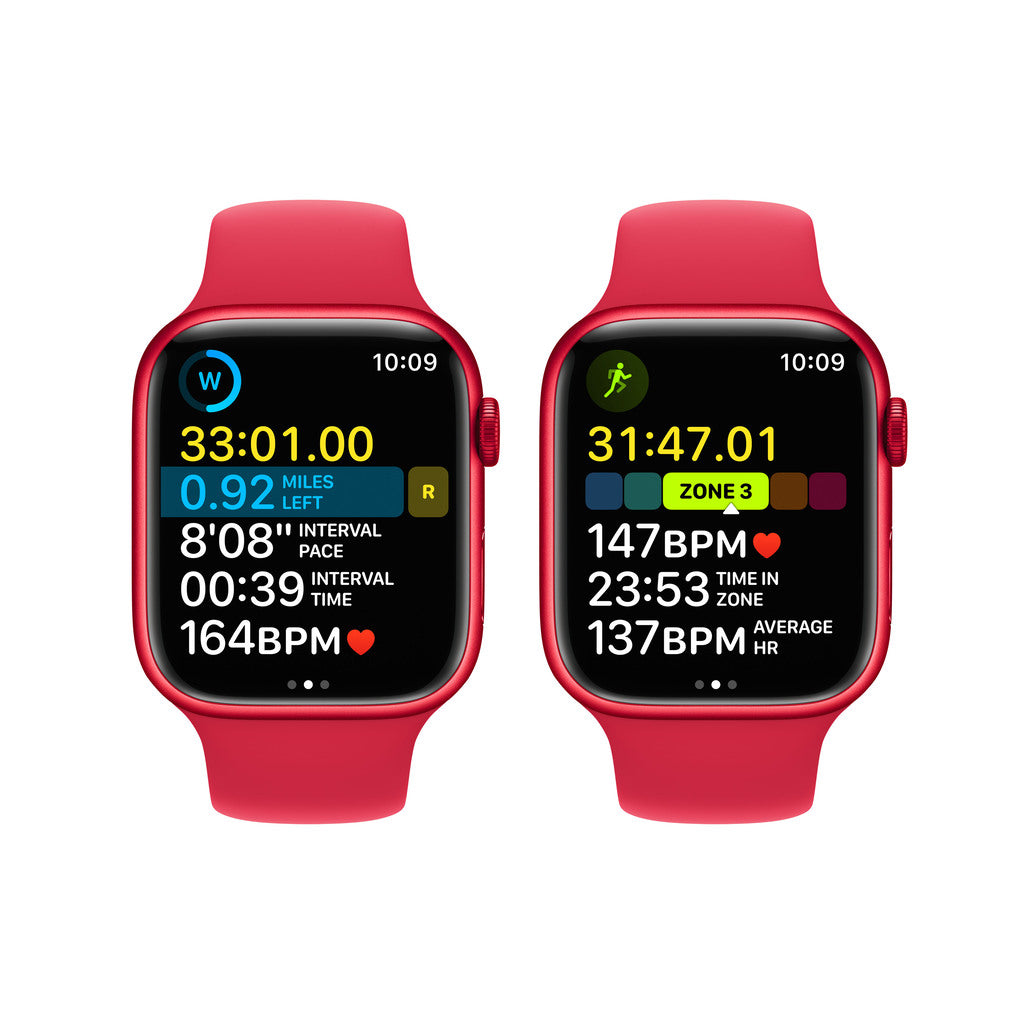 Apple Watch Series 8 GPS 45mm (PRODUCT)RED Aluminium Case with (PRODUCT)RED Sport Band - Regular