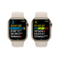 Apple Watch Series 8 GPS + Cellular 41mm Gold Stainless Steel Case with Starlight Sport Band - Regular
