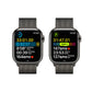 Apple Watch Series 8 GPS + Cellular 41mm Graphite Stainless Steel Case with Graphite Milanese Loop
