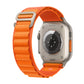 Apple Watch Ultra GPS + Cellular, 49mm Titanium Case with Orange Alpine Loop - Medium