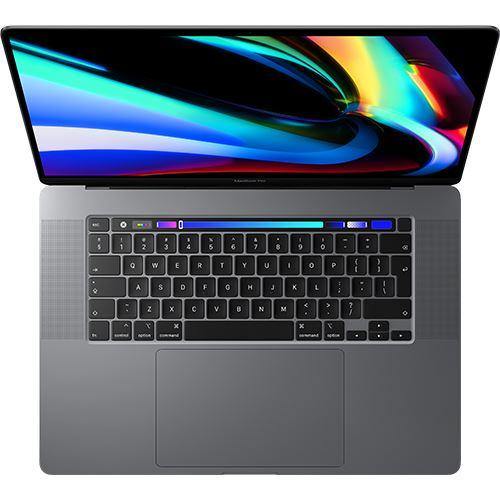 Apple MacBook Pro de 16" com Touch Bar: Intel i7 9ª ger 2.6GHz 6-core, 512GB - Cinzento Sideral
