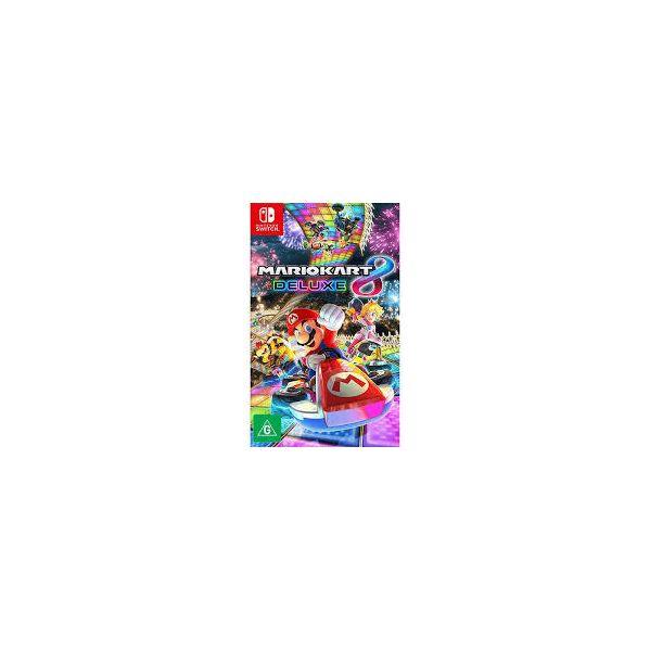 Nintendo Switch Neon Blue/Red V2 + Mario Kart 8 Deluxe