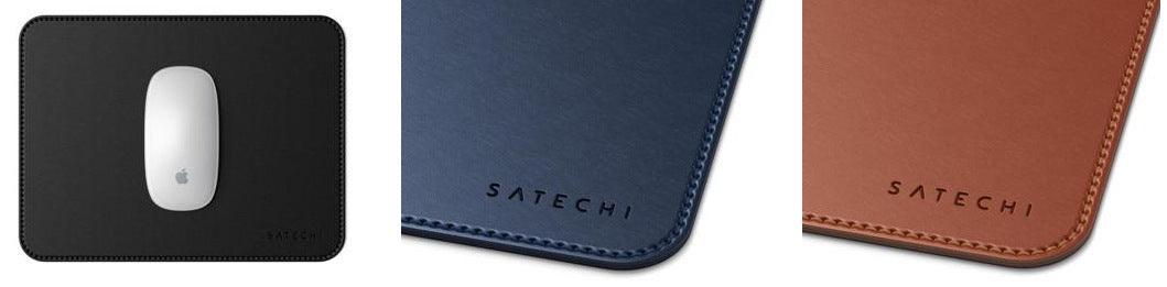 Satechi - Tapete de rato Eco-Leather (Azul)