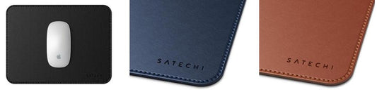 Satechi - Tapete de rato Eco-Leather (Azul)